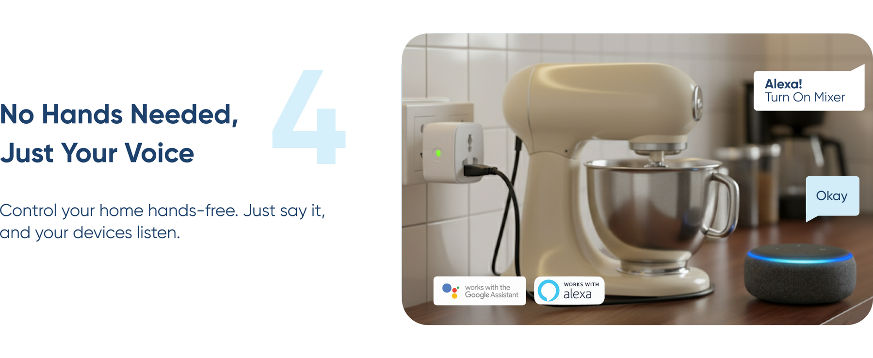 AZIOT 10amp Smart Plug - Wifi/Bluetooth Enabled