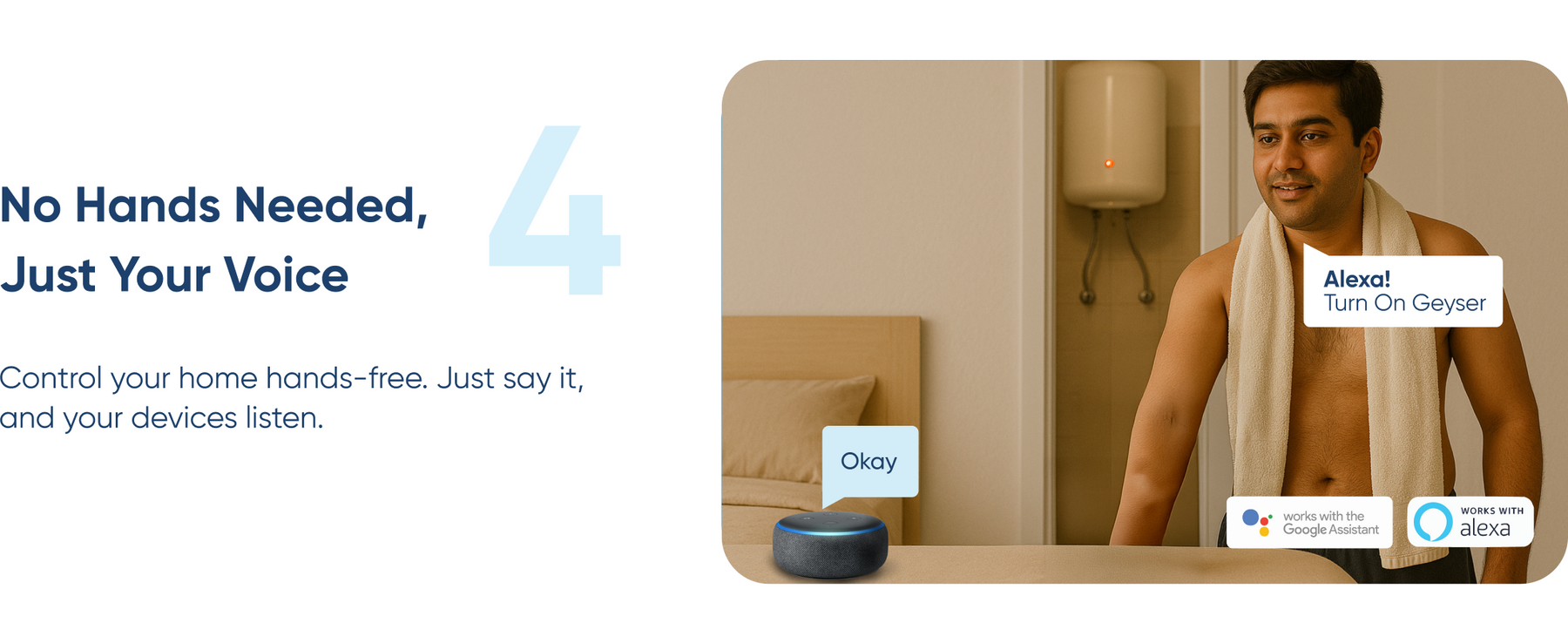 AZIOT 16amp Smart Plug - Wifi/Bluetooth Enabled