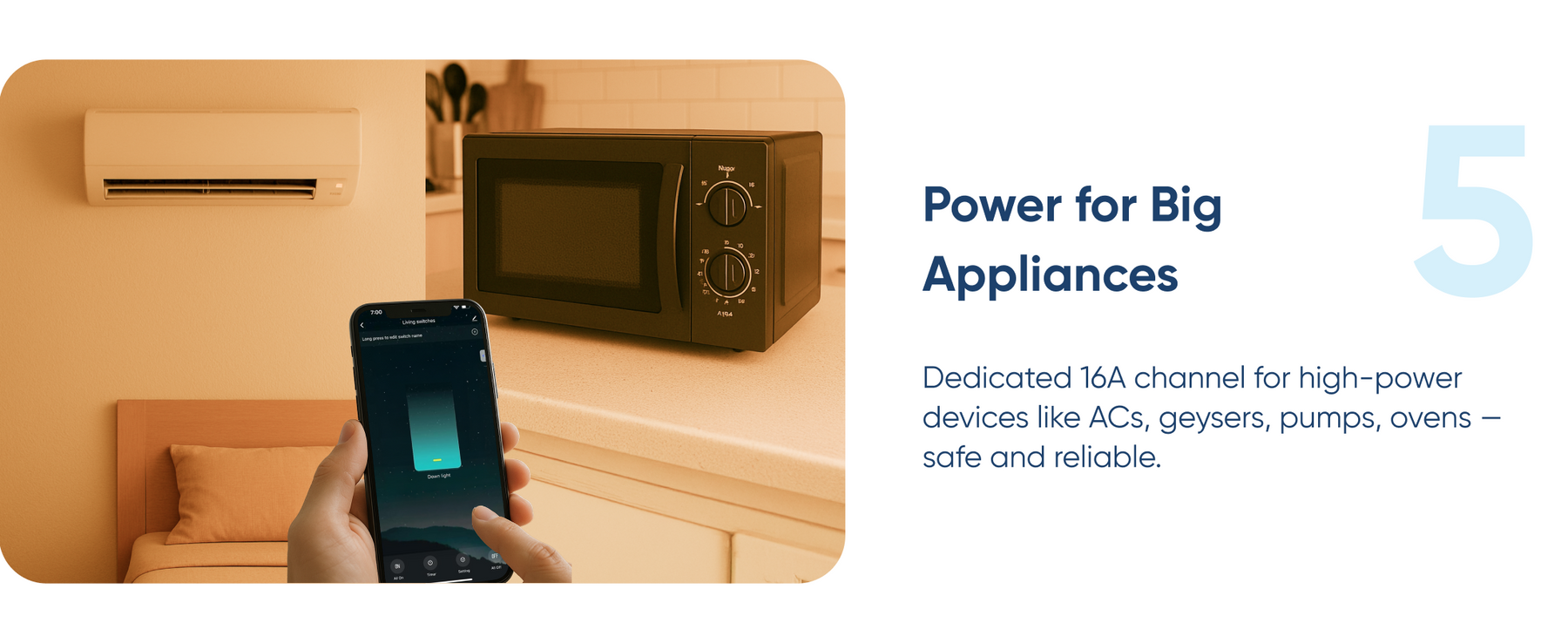 AZIOT 1 Node Smart Switch (16amp)- WiFi/Bluetooth Enabled