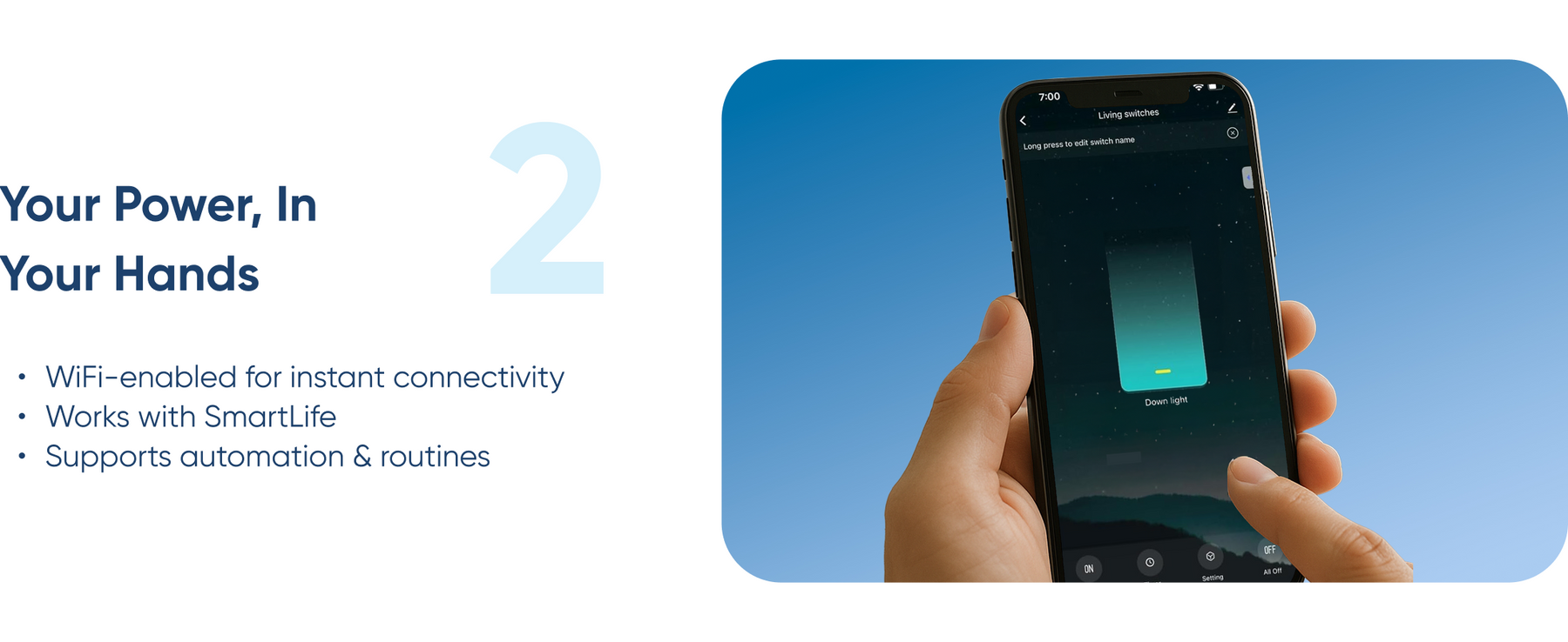 AZIOT 1 Node Smart Switch (16amp)- WiFi/Bluetooth Enabled