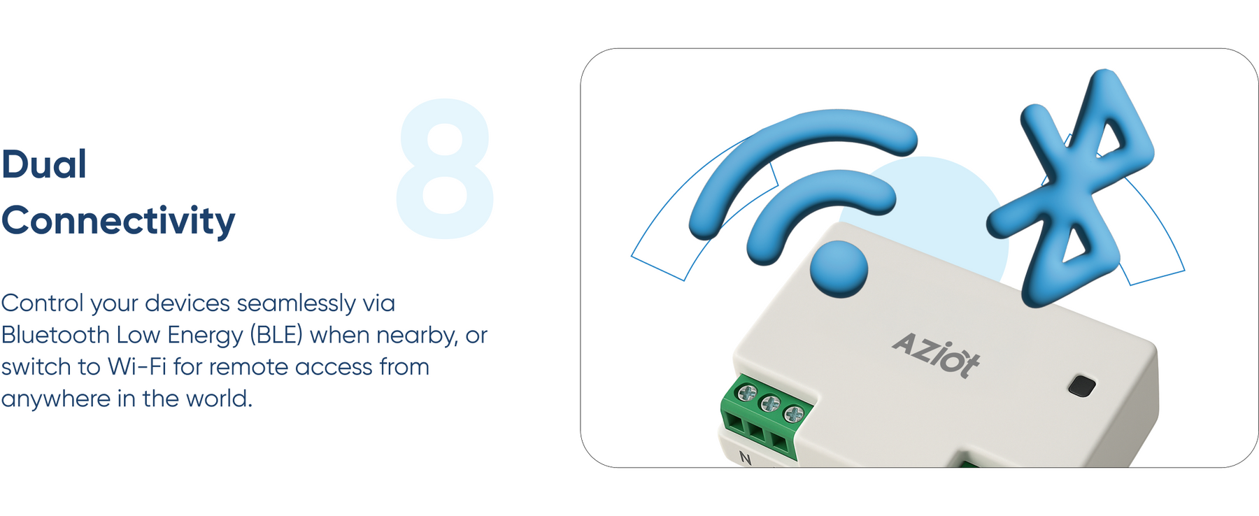 AZIOT 3+1 (Node) Fan Smart Switch - WiFi/Bluetooth Enabled