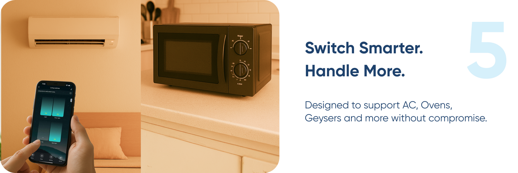 AZIOT 4 Node Plus Smart Switch (1 x 16A Load)