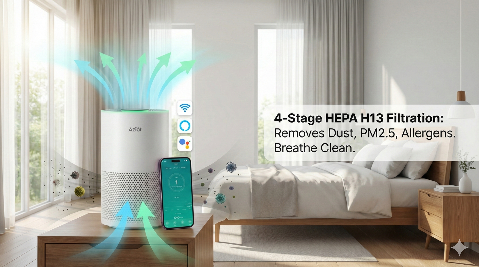 Breathe Better at Home: How the AZIOT Elevate Smart Air Purifier Improves Everyday Living