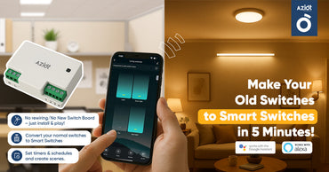 Why AZIOT 4 Node Smart Switch is the Best Smart Switch in India for Smart Homes
