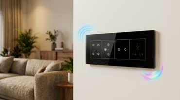 AZIOT all-touch smart switch board compatible with Alexa and Google Home