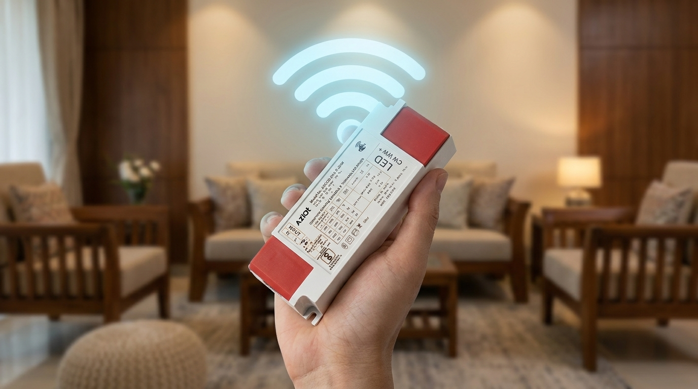 AZIOT WiFi smart LED driver connecting directly to WiFi with no hub required