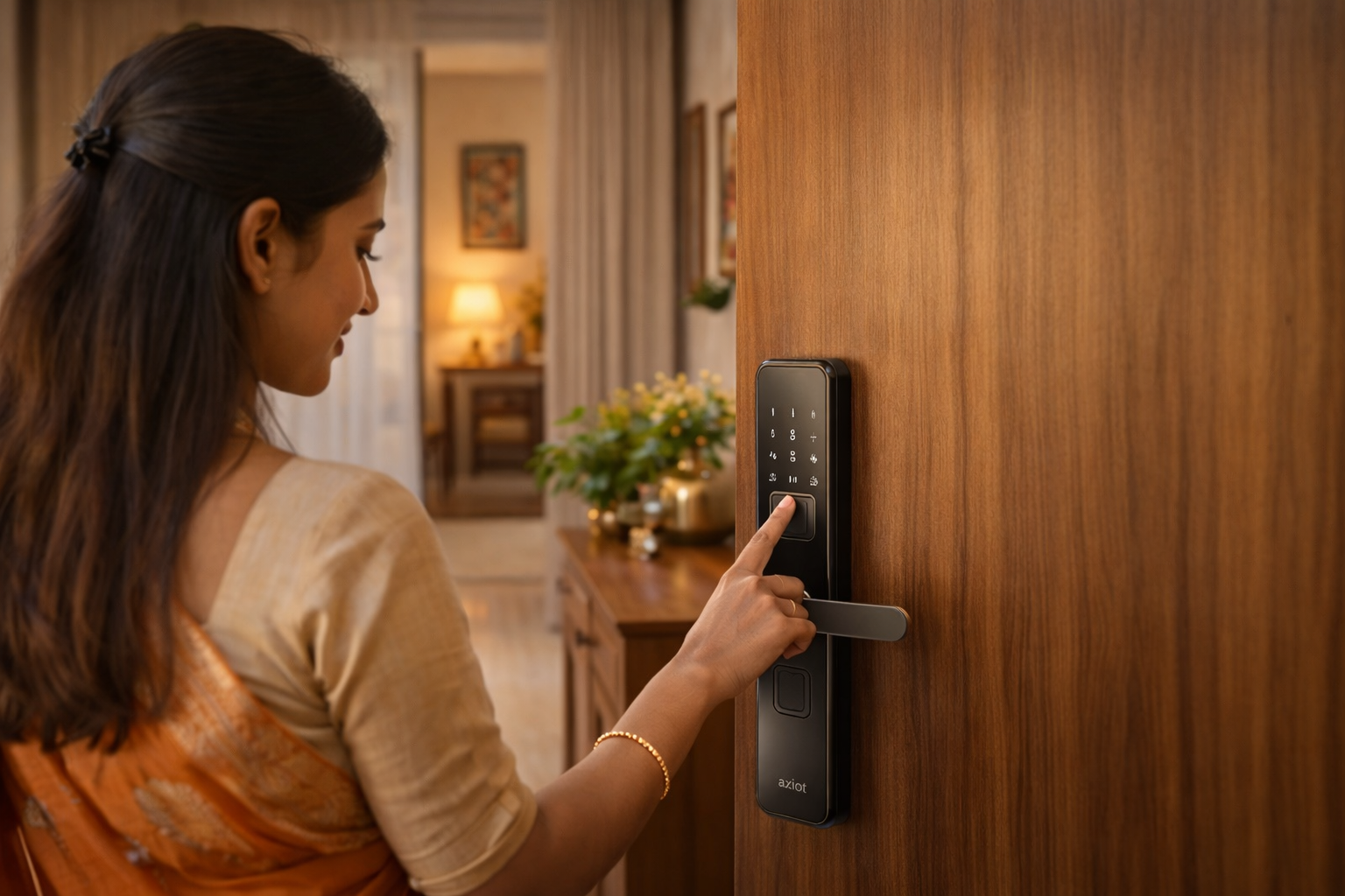 Aziot Essence Digital Door Lock | Security | Keyless, Fingerprint, Passcode, RFID by AZIOT