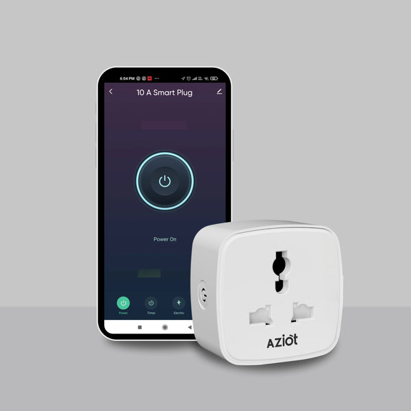 AZIOT 10amp Smart Plug - Wifi/Bluetooth Enabled