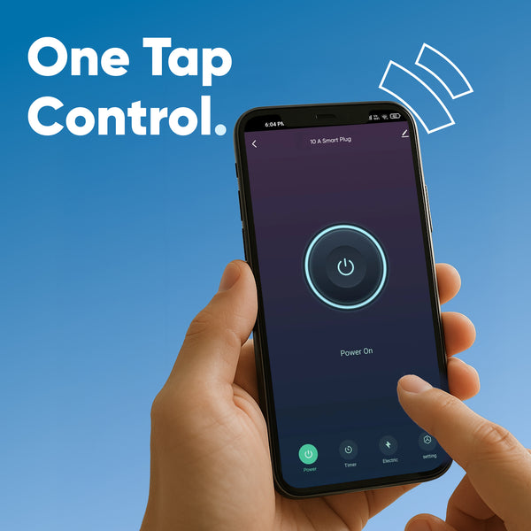 AZIOT 10amp Smart Plug - Wifi/Bluetooth Enabled