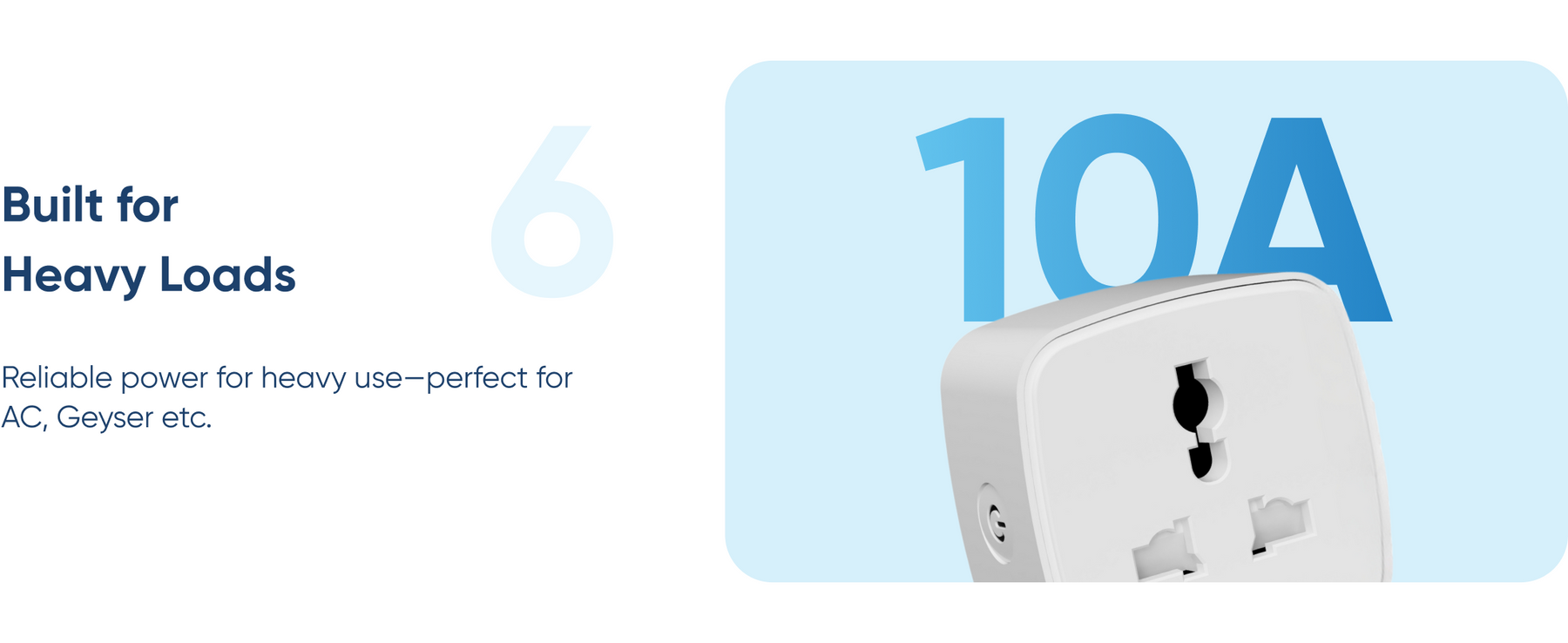 AZIOT 10amp Smart Plug - Wifi/Bluetooth Enabled