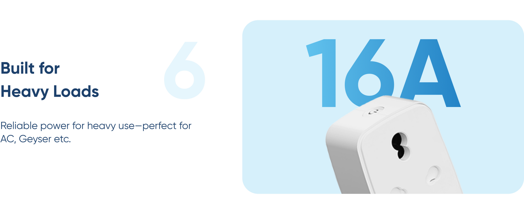 AZIOT 16amp Smart Plug - Wifi/Bluetooth Enabled