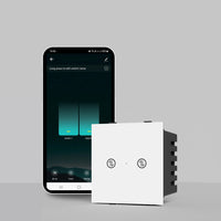 AZIOT Smart Modular 2 Way Gang Touch Switch (16 Amps each)- WiFi/Bluetooth