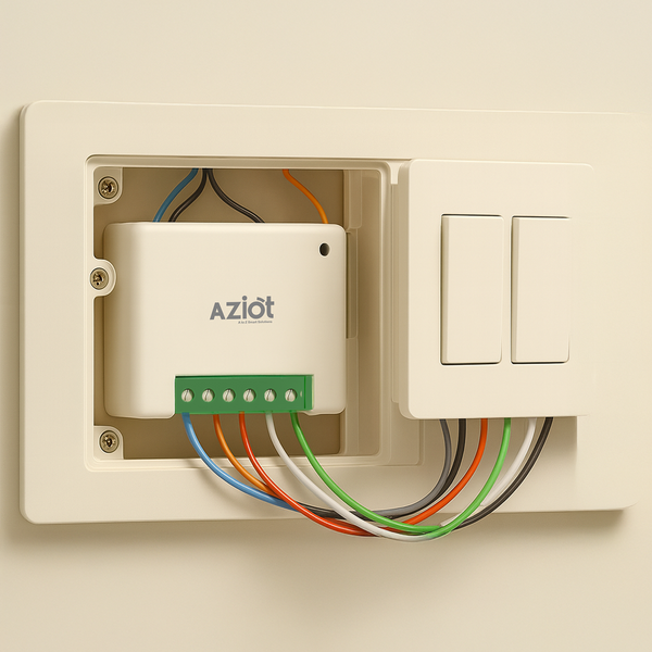 AZIOT 2 Node Smart Switch- WiFi/Bluetooth enabled