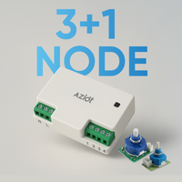 AZIOT 3+1 (Node) Fan Smart Switch - WiFi/Bluetooth Enabled