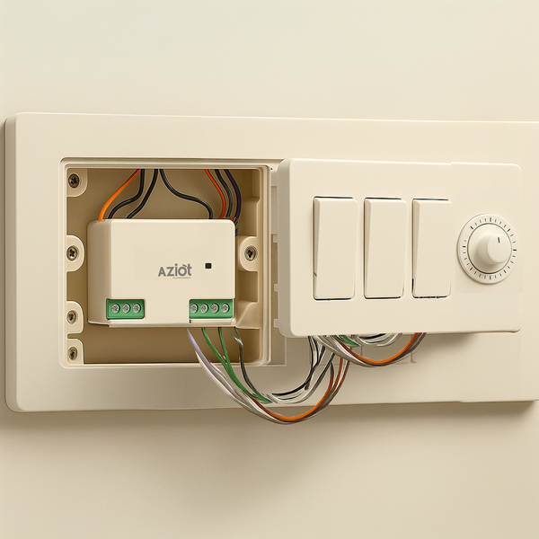 AZIOT 3+1 (Node) Fan Smart Switch - WiFi/Bluetooth Enabled