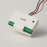 Aziot device with wiring on a light gray background