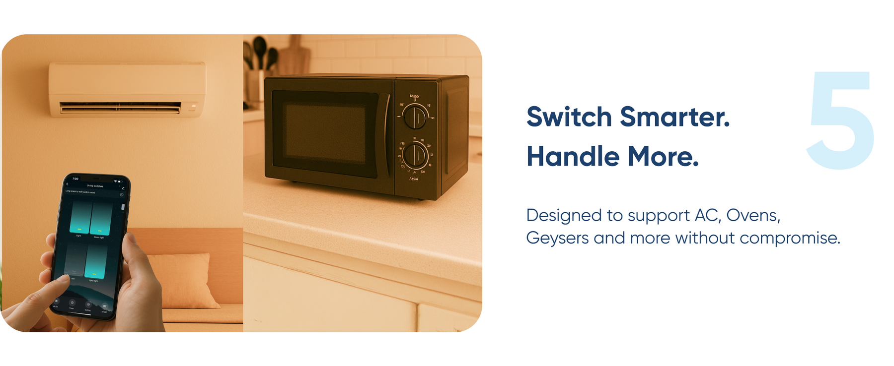 AZIOT 4 Node Plus Smart Switch (1 x 16A Load)