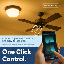 AZIOT 4 Node Smart Switch - WiFi/Bluetooth Enabled