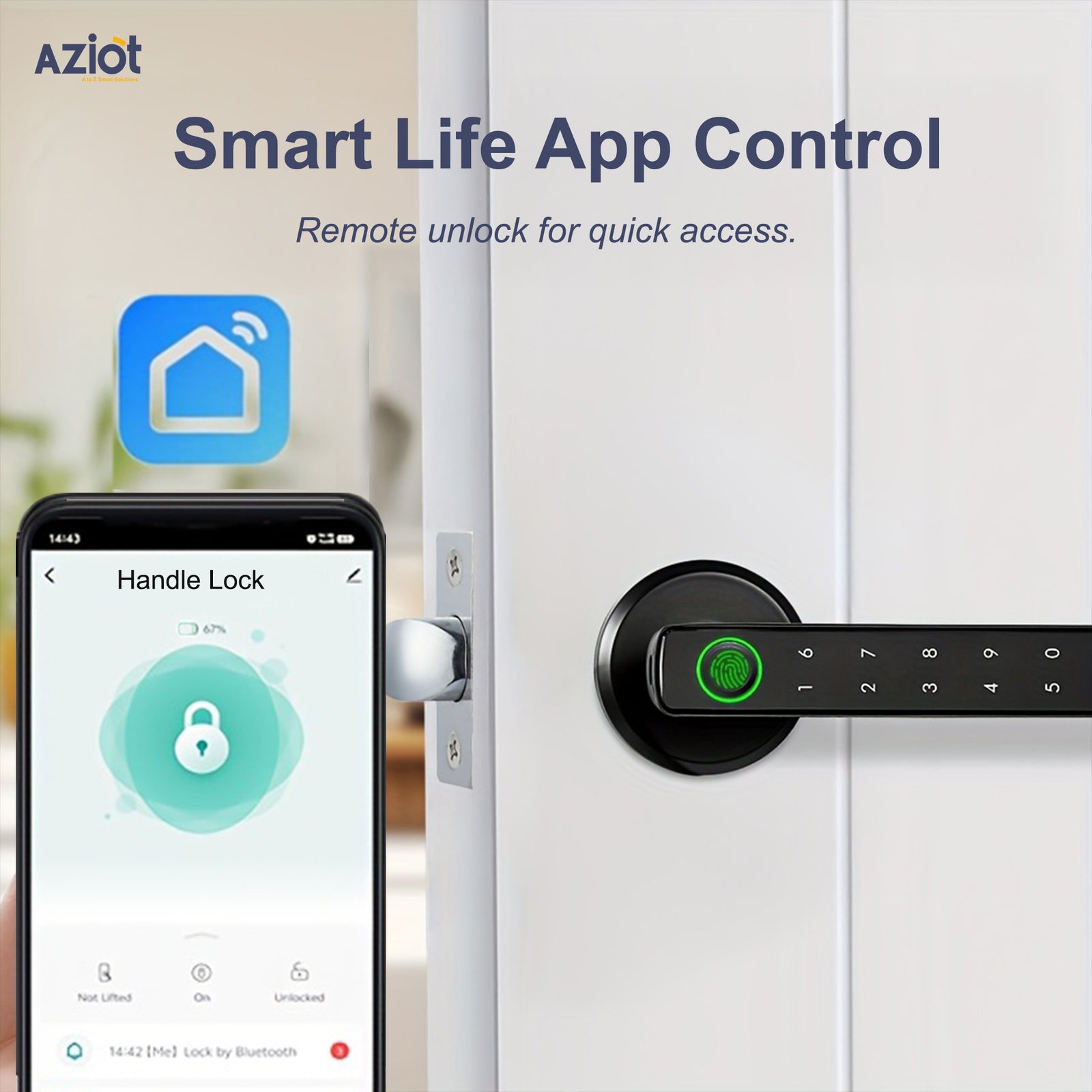 Aziot Smart Door Lock App Cpntrol