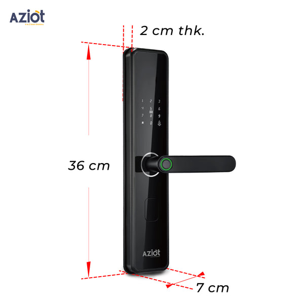 Aziot Smart Door Lock  Dimensions