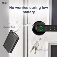 Aziot Smart Handle Door Lock Battery