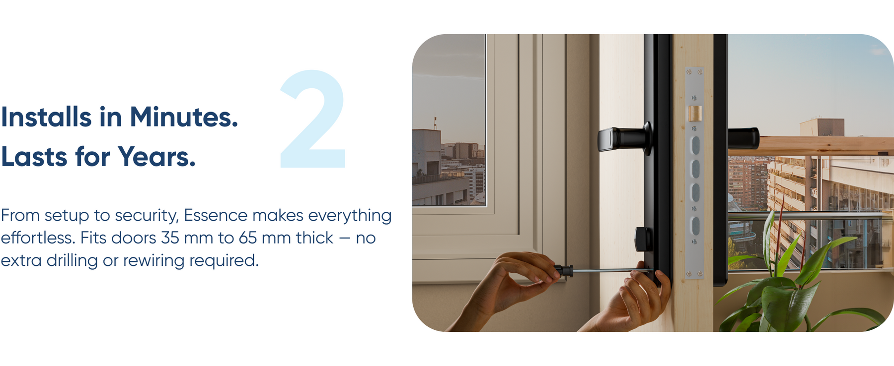 Aziot Essence Digital Door Lock | Security | Keyless, Fingerprint, Passcode, RFID