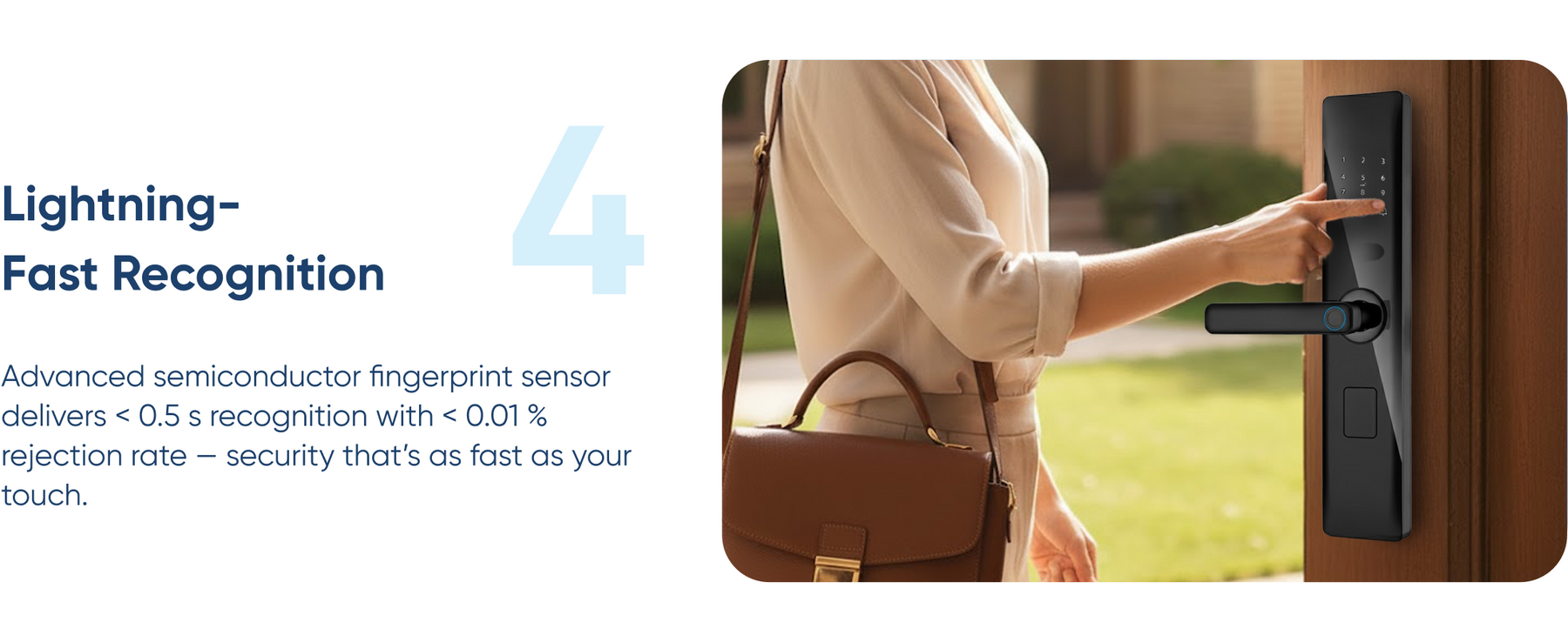 Aziot Essence Digital Door Lock | Security | Keyless, Fingerprint, Passcode, RFID