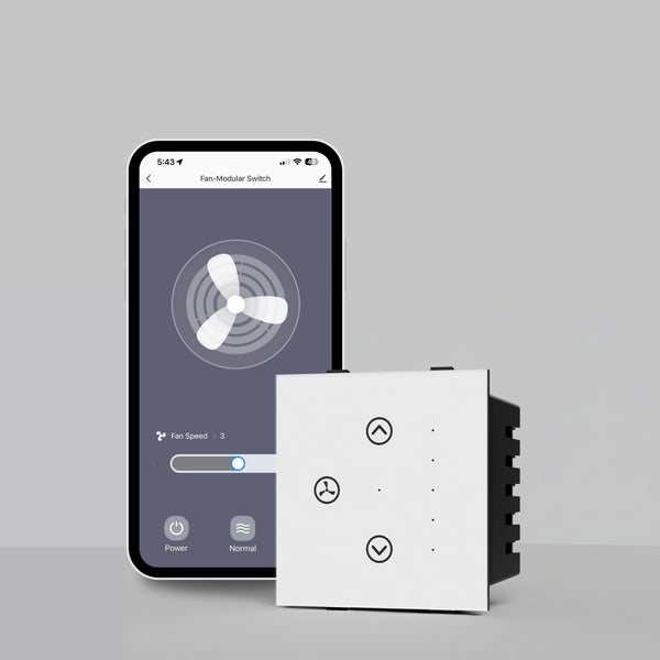 AZIOT SMART MODULAR 1 FAN REGULATOR TOUCH SWITCH