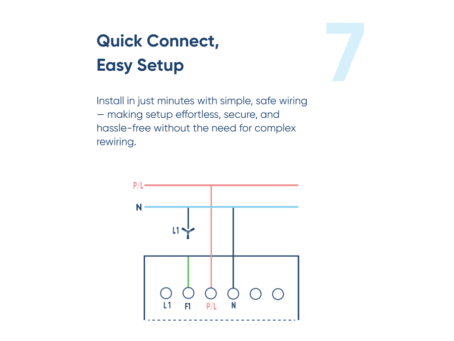AZIOT SMART MODULAR 1 FAN REGULATOR TOUCH SWITCH