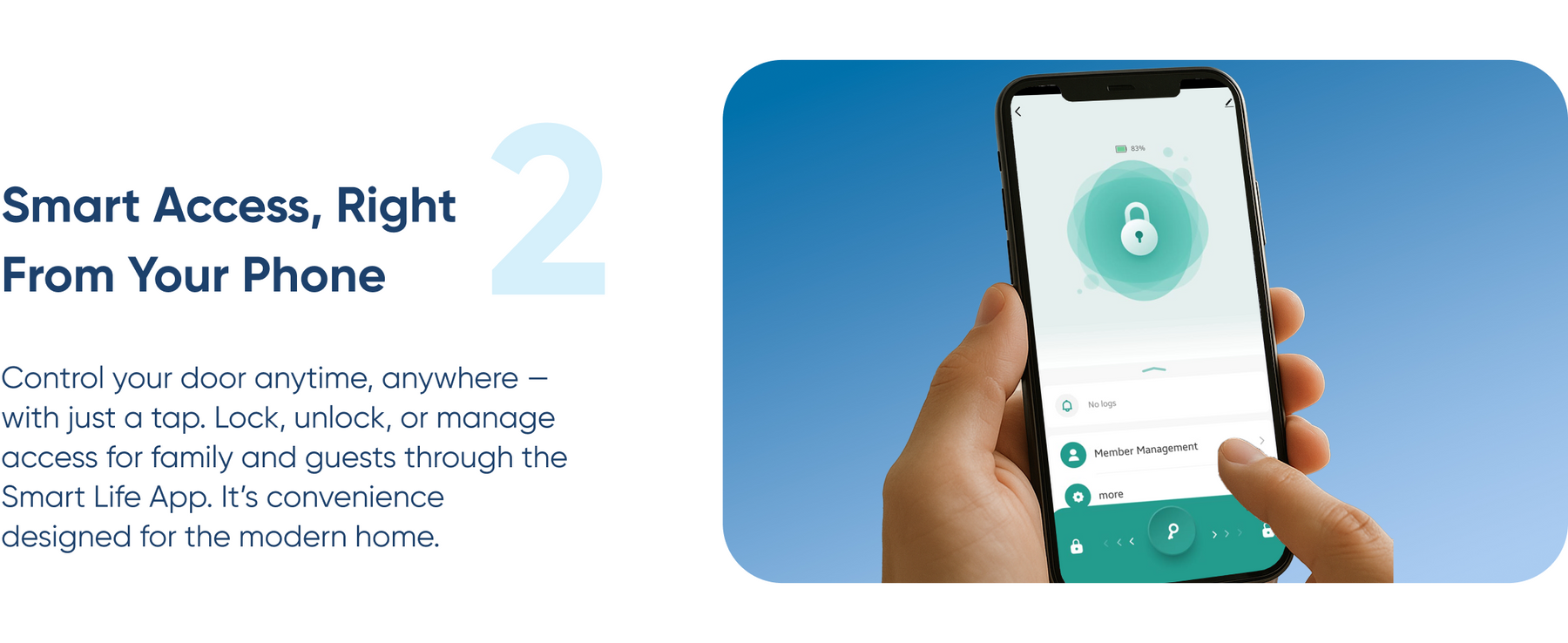 AZIOT Bluetooth Smart Handle Door Lock – Keyless Entry