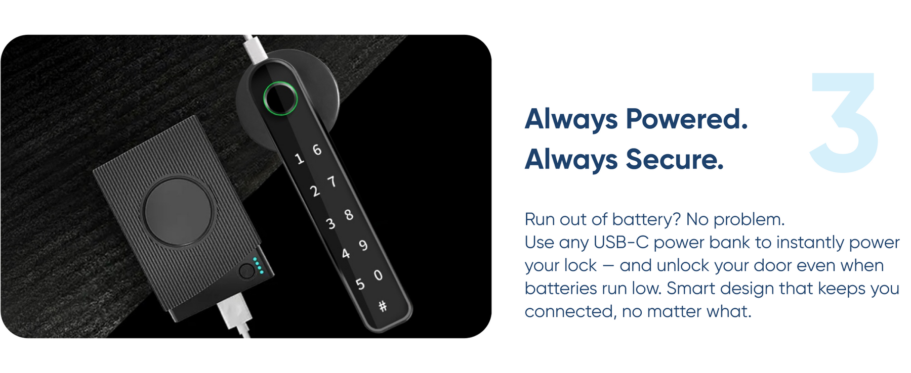 AZIOT Bluetooth Smart Handle Door Lock – Keyless Entry