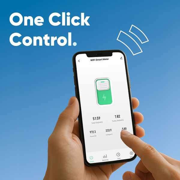 AZIOT Premium Smart WiFi MCB 63A with Digital Display | Intelligent Circuit Protection & Energy Monitoring | App & Voice Control | Alexa, Google Assistant Compatible