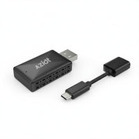 AZIOT Essence 2-in-1 Wireless Car Adapter, Convert Wired Android Auto & Apple CarPlay to Wireless, Plug & Play Bluetooth Receiver, Auto Connect, OTA Updates, USB-A & USB-C