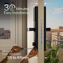 Elevate WiFi Smart Door Lock – Fingerprint, Passcode, RFID, App & Key Access, WiFi/Bluetooth, High-Security Digital Lock for Home, Office, Keyless Entry